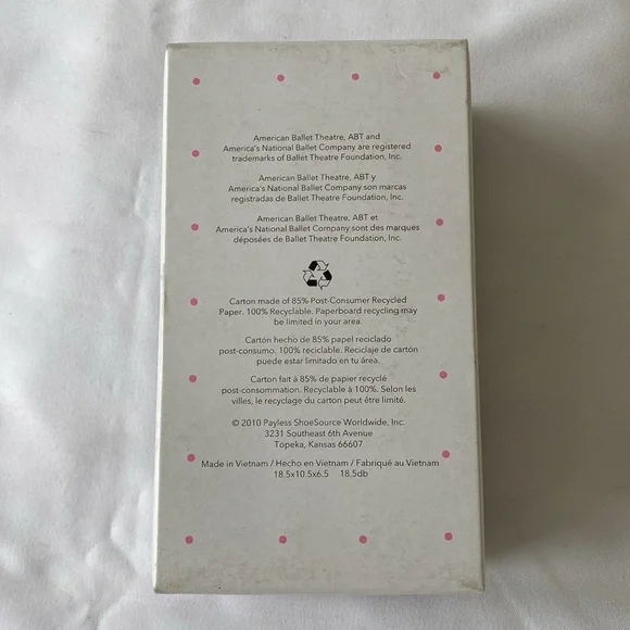 ABT Spotlights Ballet Tap Shoes Child Size 7 - Picture 10 of 10